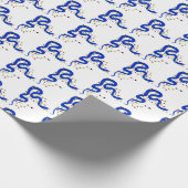 Weihnachtsschlangen Geschenkpapier (Ecke)