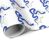 Weihnachtsschlangen Geschenkpapier (Rolleneckpunkt)