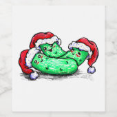 Weihnachtsschlecken Weinetikett (Einzelnes Label)