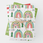Weihnachtsschleifpapier Geschenkpapier Set (Beispiel)