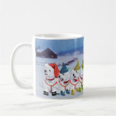 Weihnachtsschlitten Kaffeetasse (Links)