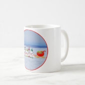 Weihnachtsschlitten Kaffeetasse (VorderseiteRechts)