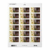 Weihnachtsschlitten rechteck iger aufkleber adressaufkleber (Vorne)