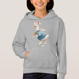 Weihnachtsschlittschuhenten Hoodie