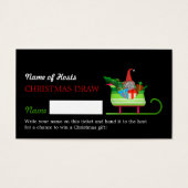 Weihnachtsschlitz, Weihnachts-Party Raffle Tickets (Vorderseite)