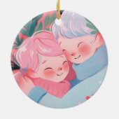 Weihnachtsschlug Keramik Ornament (Hinten)