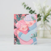 Weihnachtsschlug Postkarte (Stehend Vorderseite)