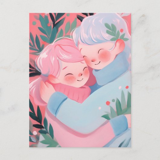 Weihnachtsschlug Postkarte (Vorderseite)