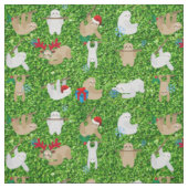 weihnachtsschlummeraffe Weihnachtsstoff Stoff (Muster)
