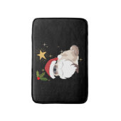 WeihnachtsschlüpfKatze Badematte (Vorderseite Vertikal)