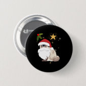WeihnachtsschlüpfKatze Button (Vorne & Hinten)