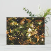 Weihnachtsschmetterling Einladung (Stehend Vorderseite)