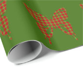 Weihnachtsschmetterling Geschenkpapier (Rolleneckpunkt)