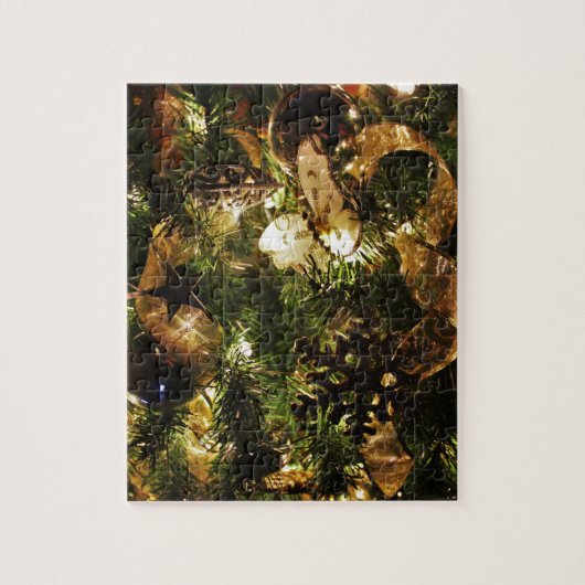 Weihnachtsschmetterling Puzzle (Vertikal)