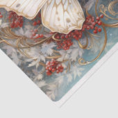 Weihnachtsschmetterlinge 4 Quadrat Seidenpapier (Ausschnitt)