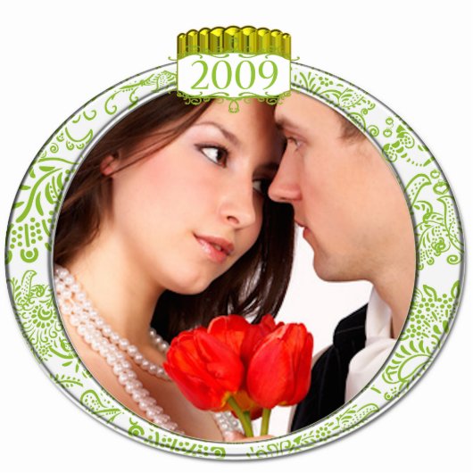 Weihnachtsschmuck 2009 im Foto Fotoskulptur Ornament (Vorne)