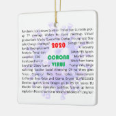 Weihnachtsschmuck 2020 für Corona Virus (Links)