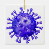 Weihnachtsschmuck 2020 für Corona Virus (Rückseite)