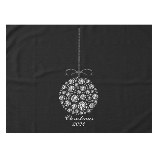 Weihnachtsschmuck 2024 tischdecke (Vorderseite (Horizontal))