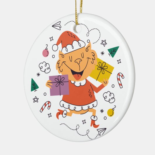 Weihnachtsschmuck 2 Gesichter (Links)