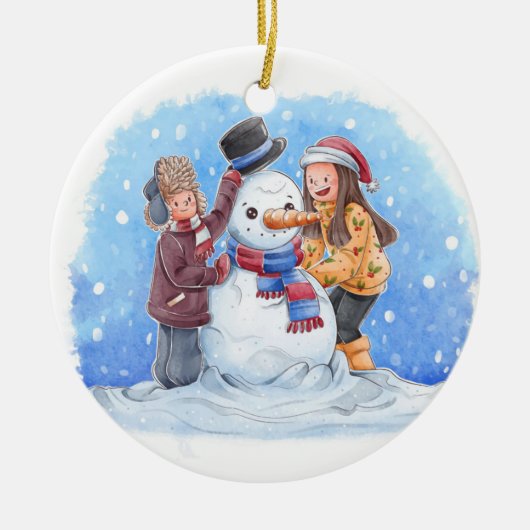 Weihnachtsschmuck 2 Gesichter (Vorne)