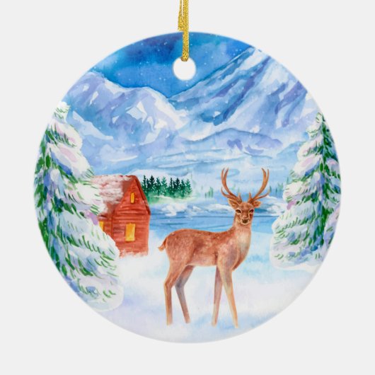 Weihnachtsschmuck 2 Gesichter (Hinten)