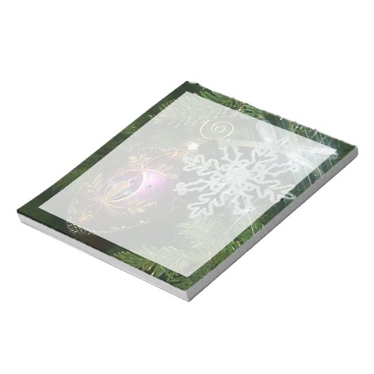 Weihnachtsschmuck 2 notizblock (Rotiert)