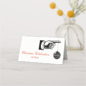 Weihnachtsschmuck #3 Escort Card Platzkarte (Vorderseite)