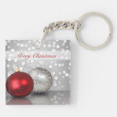 Weihnachtsschmuck - Akryllischer Schlüsselanhänger (Rückseite)