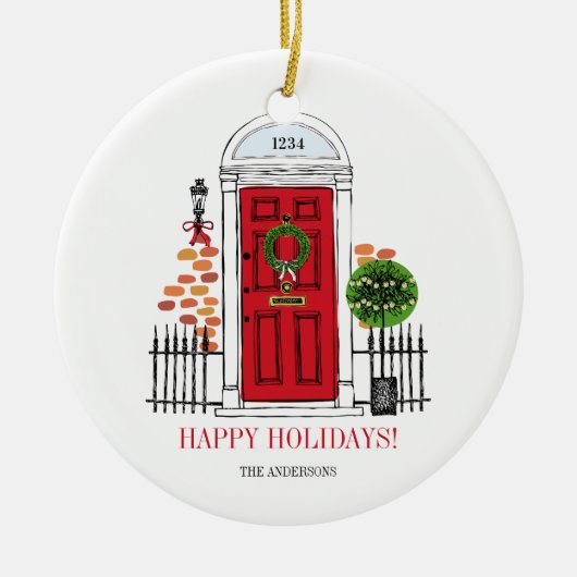 Weihnachtsschmuck am Roten Feiertag (Vorne)