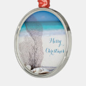 Weihnachtsschmuck am Strand Runde Metallkorallen (Links)