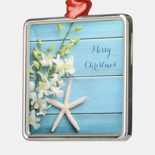 Weihnachtsschmuck am Strand Starfish Metal (Links)