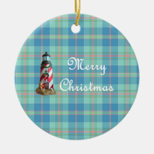 Weihnachtsschmuck am Ufer