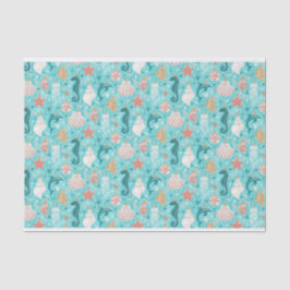 Weihnachtsschmuck an der Küste Seidenpapier