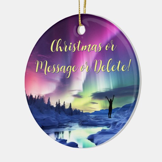 Weihnachtsschmuck an der Nordlichter oder Ihr FOTO (Links)