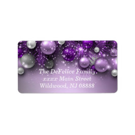 Weihnachtsschmuck - Äpfel Adressaufkleber