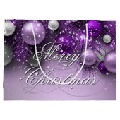 Weihnachtsschmuck - Äpfel Große Geschenktüte (Rückseite)