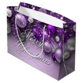 Weihnachtsschmuck - Äpfel Große Geschenktüte (Rückseite Schrägansicht)