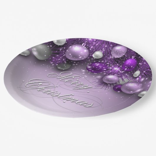 Weihnachtsschmuck - Äpfel Pappteller (Schrägansicht)