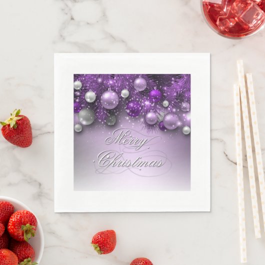 Weihnachtsschmuck - Äpfel Serviette (Beispiel)