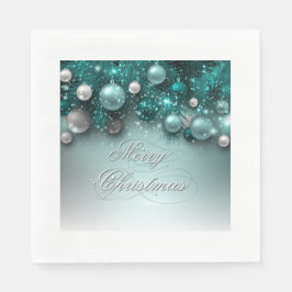 Weihnachtsschmuck - Aquamarin Serviette