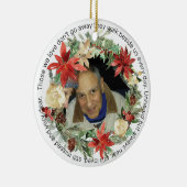 Weihnachtsschmuck auf 2 Seiten mit Foto (Rechts)