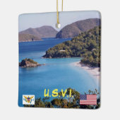 Weihnachtsschmuck auf den Jungfrauen der USA (Links)