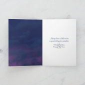 Weihnachtsschmuck auf Palmen Feiertagskarte (Innenseite)