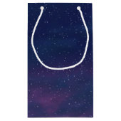 Weihnachtsschmuck auf Palmen Kleine Geschenktüte (Rückseite)