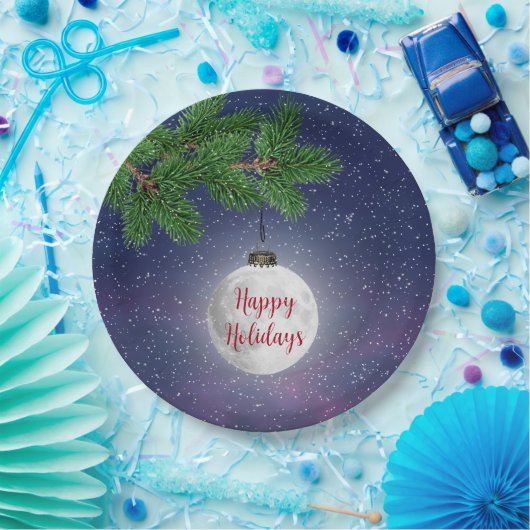 Weihnachtsschmuck auf Pine Pappteller (Party)