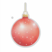Weihnachtsschmuck Aufkleber (Vorderseite)
