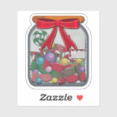 Weihnachtsschmuck Aufkleber (Blatt)