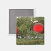 Weihnachtsschmuck aus Kiefer Magnet (Vorderseite/Rückseite)