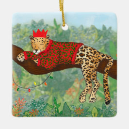 Weihnachtsschmuck aus Leopard